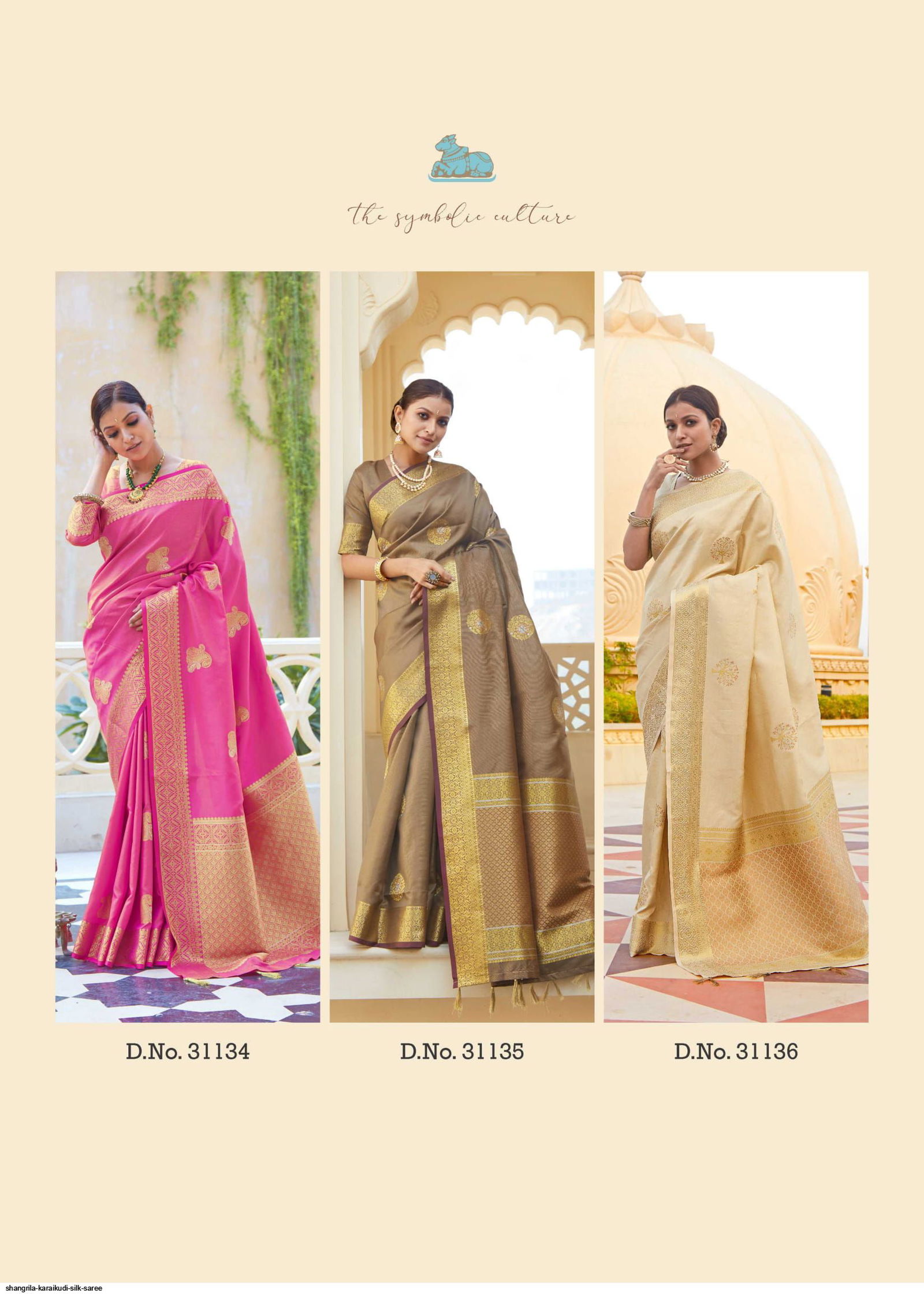 Shangrila Karaikudi Festive Wear Heavy Designer Silk Saree Collection
